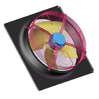 3 fan de flujo axial compacta de la fase 900m m 380V para las unidades del tejado de la CA