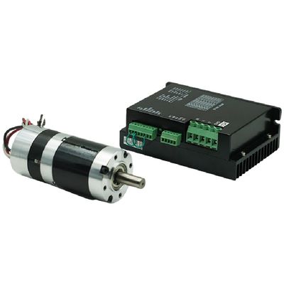 Motor adaptado sin cepillo de 56JBX DC24v 20-100W con la caja de cambios planetaria para el equipo del control de la precisión