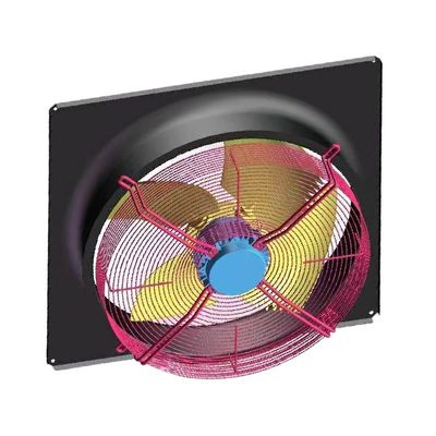 fase industrial 700m m del extractor 380v 3 axiales para las unidades refrescadas aire del módulo