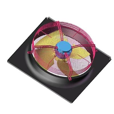 fans de flujo axial industriales de 380v 800w 900m m fan axial de 3 fases para la cadena fría congelada
