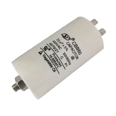 Clase redonda dual eléctrica C del condensador 30-100Uf del motor de CBB para el motor de la lavadora