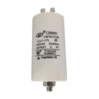 Clase redonda dual eléctrica C del condensador 30-100Uf del motor de CBB para el motor de la lavadora