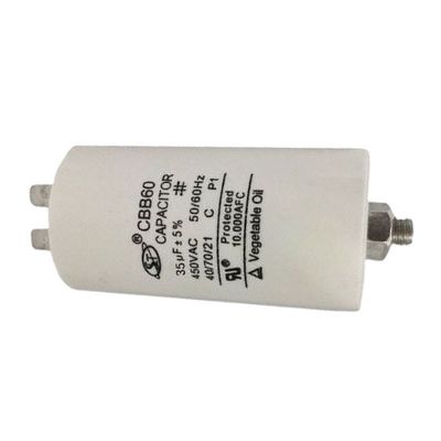 Clase redonda dual eléctrica C del condensador 30-100Uf del motor de CBB para el motor de la lavadora